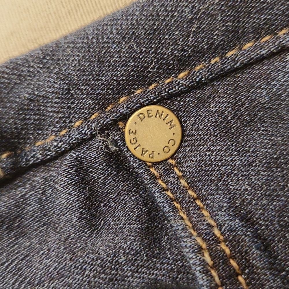 Paige jeans Skyline Ankle Peg women's 25 dark wash blue - Picture 4 of 14